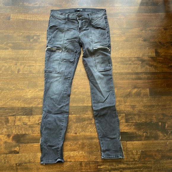 J Brand Kassidy charcoal zipper skinny jeans 27 - Picture 2 of 7